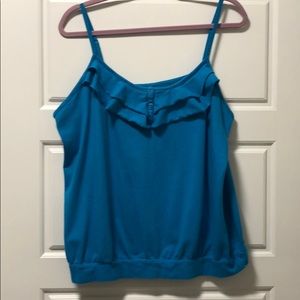 Aqua blue tank by Lane Bryant